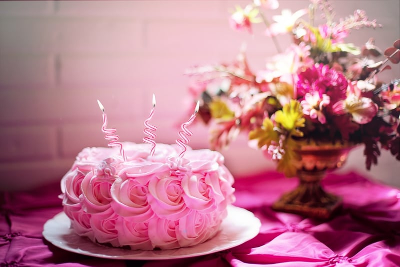 Birthday cake cutting