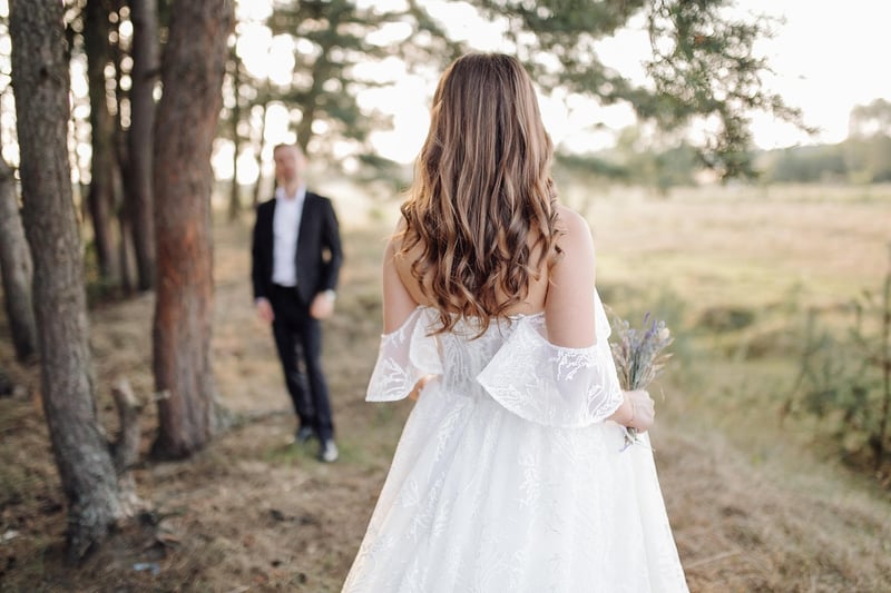 Bridal Gown with Lace Embellishments
